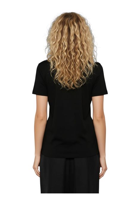 T-shirt with Embroidered Logo ELISABETTA FRANCHI | sweaters | MA01761E2110